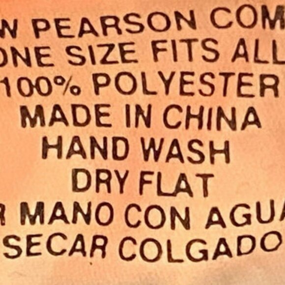 Cincinnati Bengals Vintage Late '90s NFL Black/Orange Cuffless NOS Fleece Tassel - Picture 5 of 6